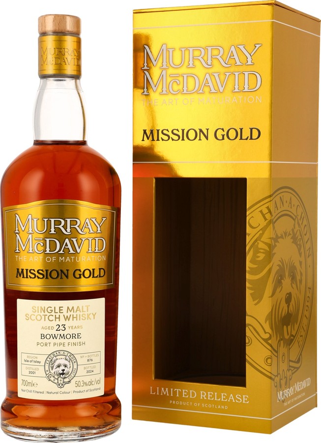 Bowmore 2001 MM Mission Gold 50.3% 700ml