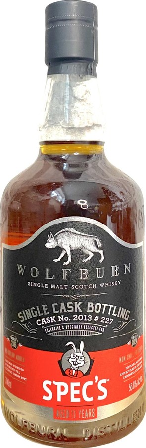 Wolfburn 2013 Spec's 56.8% 700ml