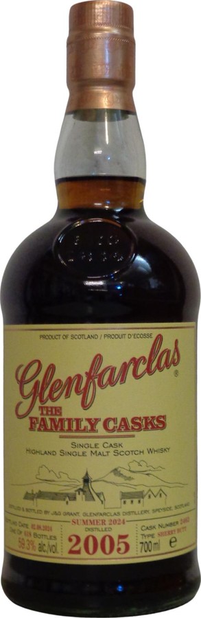 Glenfarclas 2005 The Family Casks Release S24 59.3% 700ml