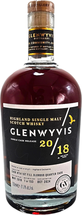 GlenWyvis 2018 Highland Single Cask Highland Retailers 61.9% 700ml