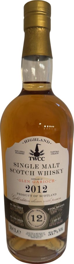 Glen Garioch 2012 TWCC 53.7% 700ml