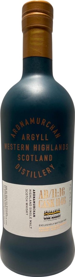 Ardnamurchan 2016 AD 11:16 Cask 1146 Kensington Wine Market 57.5% 700ml