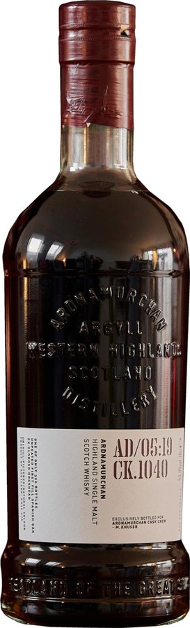 Ardnamurchan 2019 AD 05:19 Private Cask Release Ardnamurchan Cask Crew M.Knuser 59.9% 700ml