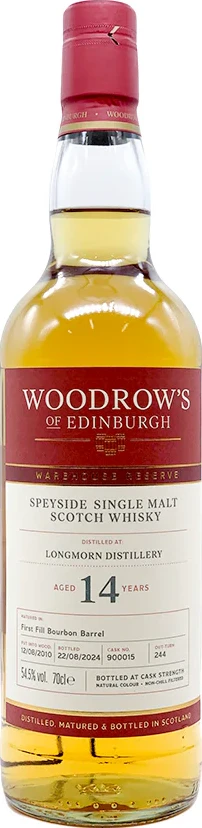 Longmorn 2010 WroE Warehouse Reserve 54.5% 700ml