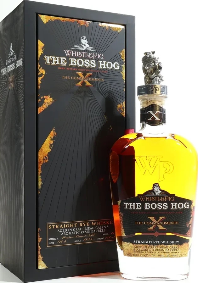 WhistlePig The Boss Hog X The Ten Commandments 53.2% 750ml