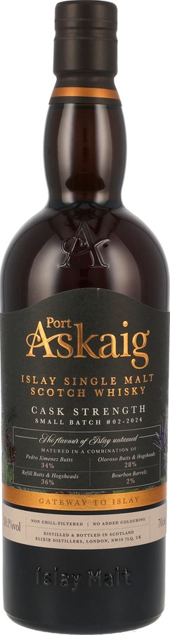 Port Askaig Cask Strength ElD Small Batch 59.1% 700ml