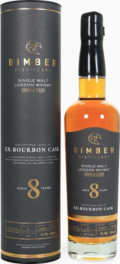 Bimber 2016 Single Cask 56.8% 700ml