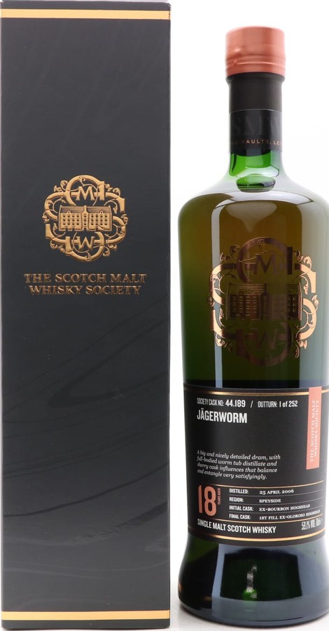 Craigellachie 2006 SMWS 44.189 Jagerworm 59.1% 700ml