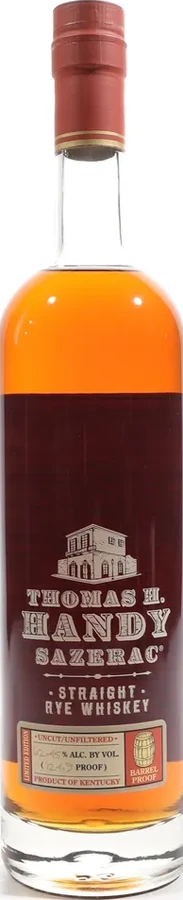 Thomas H. Handy Sazerac Straight Rye Whisky 62.45% 750ml