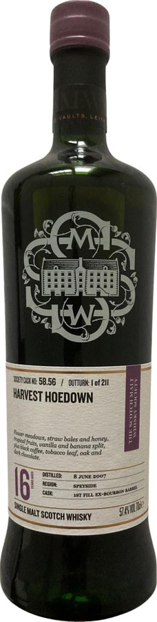 Strathisla 2007 SMWS 58.56 Harvest hoedown 57.4% 700ml