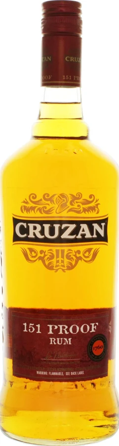 Cruzan 151 Proof Aged 75.5% 750ml