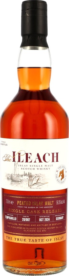 The Ileach Tempranillo Single Cask H&I Single Cask Release 56.5% 700ml