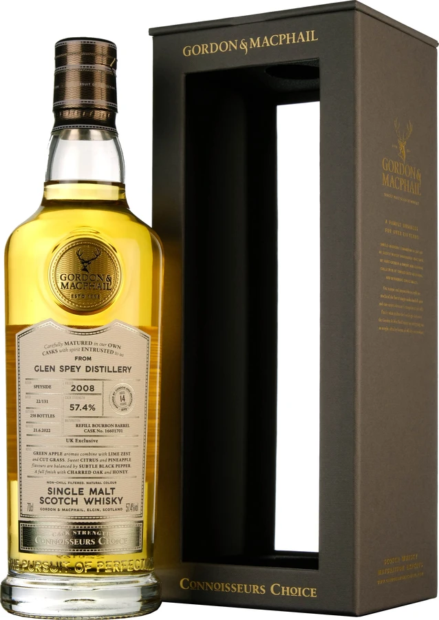 Glen Spey 2008 GM Connoisseurs Choice Cask Strength UK Exclusive 57.4% 700ml