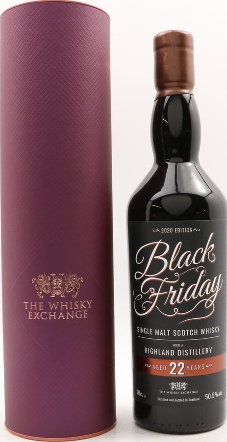 Black Friday 22yo ElD 2020 Edition The Whisky Exchange 50.5% 700ml