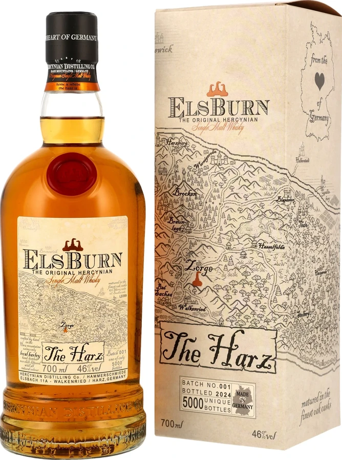 ElsBurn The Harz Harzer Single Malt Whisky 46% 700ml