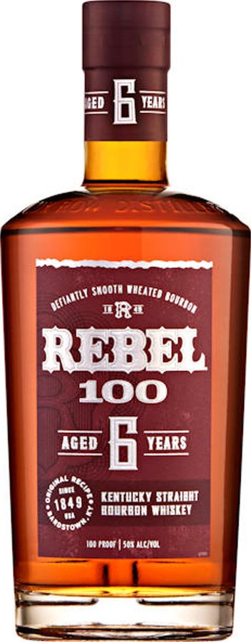 Rebel 6yo 100 Kentuck Straight Bourbon Whisky 50% 750ml