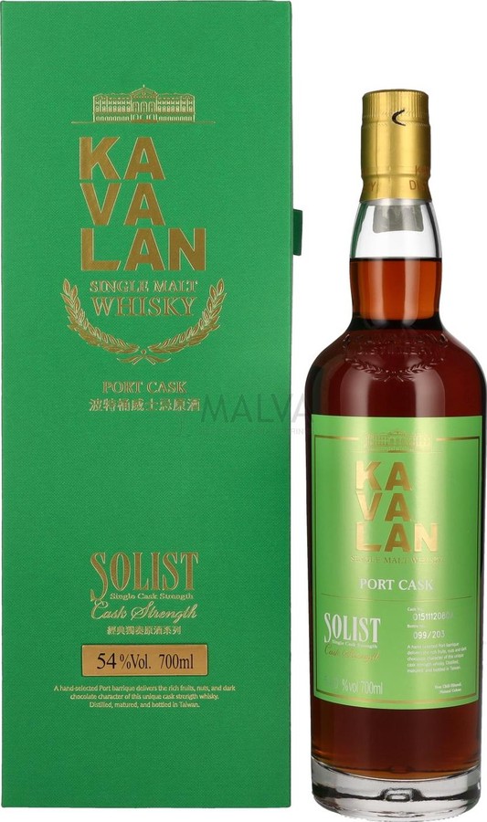 Kavalan Solist Port Cask 54% 700ml