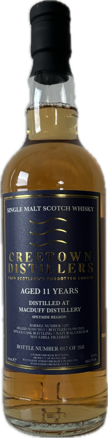 Macduff 2013 WhB Creetown Distillers 53% 700ml