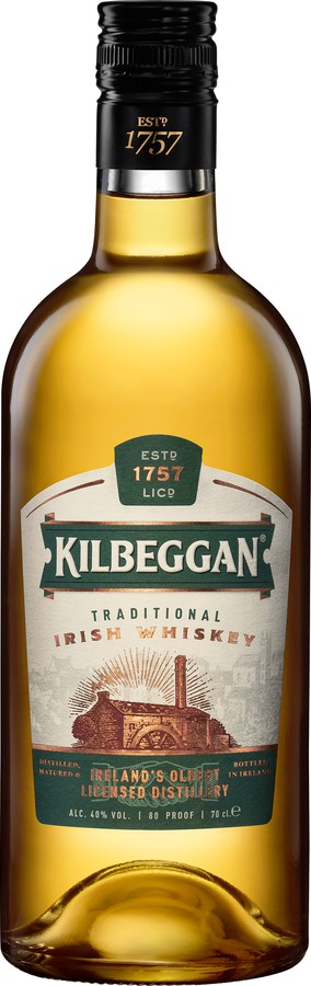 Kilbeggan Traditional Irish Whisky 40% 700ml