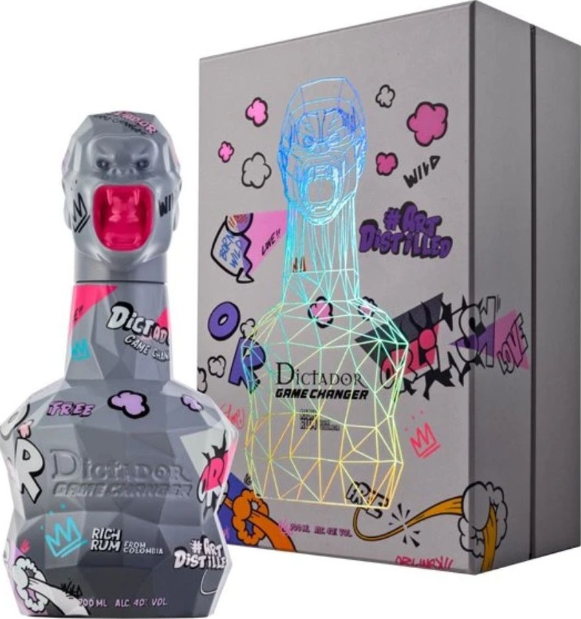 Dictador Game Changer x Orlinski Grey&Pink With Box 12yo 40% 700ml