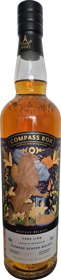 Blended Scotch Whisky Chez Lion CB Bespoke Release 46% 700ml