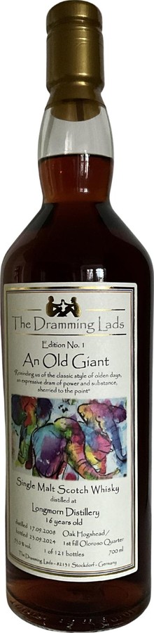 Longmorn 2008 TDmL Edition No. 1 53% 700ml