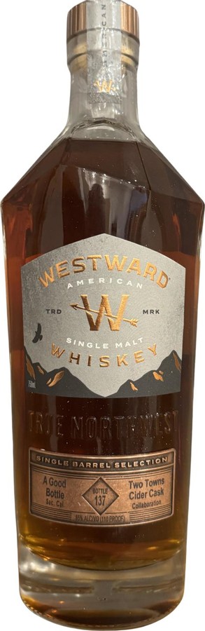 Westward Two Towns Cider Cask Collaboration S.B.S Two Towns 55% 750ml