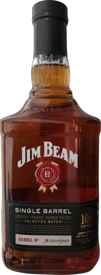 Jim Beam Single Barrel Selected Batch 54% 750ml