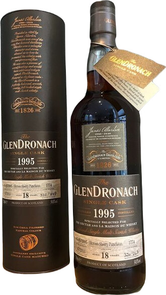 Glendronach 1995 Single Cask Oloroso Sherry Puncheon #1774 The Nectar and LMDW 54.8% 700ml