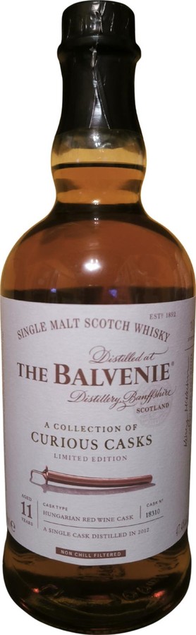 Balvenie 2012 A Collection of Curious Casks Travel Retail 47.4% 700ml