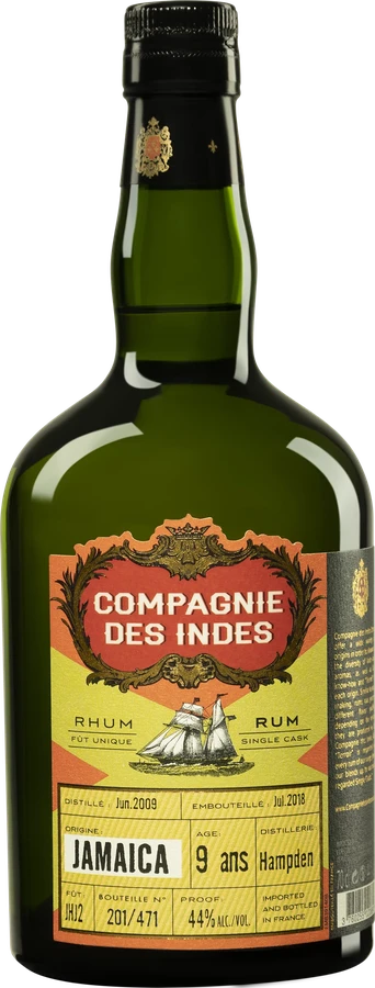 Compagnie des Indes 2009 Jamaica 9yo 44% 700ml