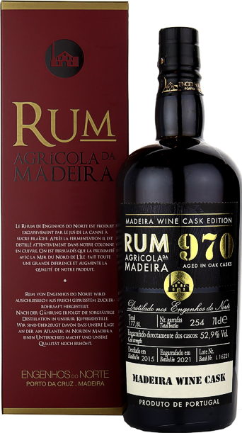 Engenhos Do Norte 2015 Agricola da Madeira 970 Wine Cask 6yo 52.9% 700ml