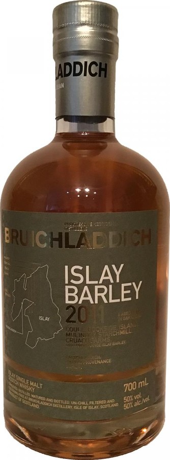 Bruichladdich 2011 Islay Barley 50% 700ml