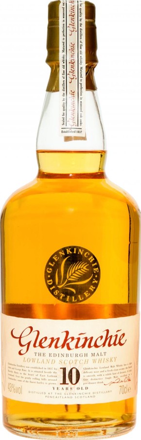 Glenkinchie 10yo The Edinburgh Malt Old Version 43% 700ml