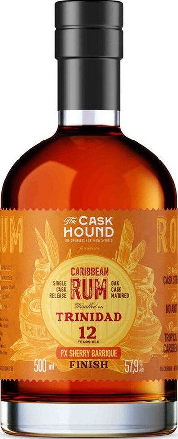 The Caskhound TDL Trinidad PX Sherry Barrique Finish Cask #R1393 12yo 57.9% 500ml