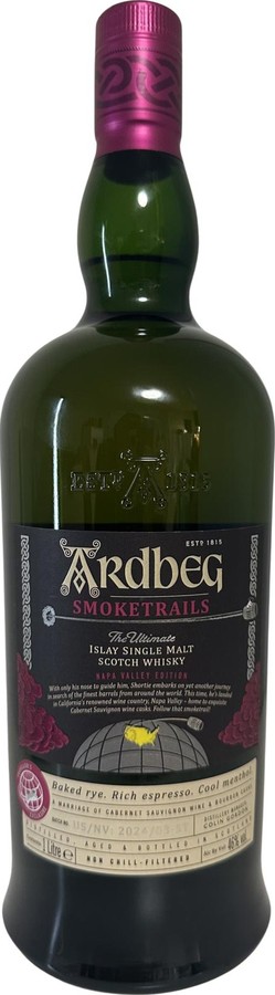 Ardbeg Smoketrails Napa Valley Edition Traveller's Exclusive 46% 1000ml