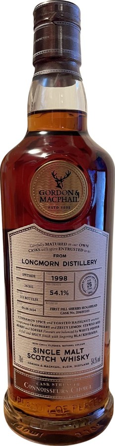 Longmorn 1998 GM Connoisseurs Choice 54.1% 700ml