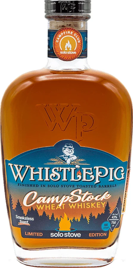 WhistlePig CampStock Solo Stove Wheat Whiskey 43% 750ml