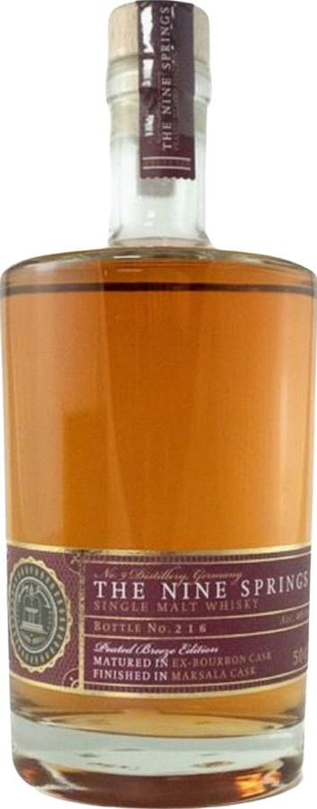 The Nine Springs Peated Breeze Edition Marsala Cask 48% 500ml