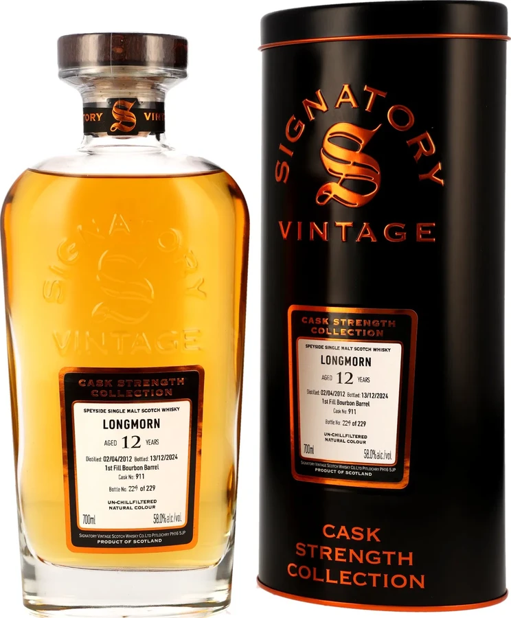 Longmorn 2012 SV Cask Strength Collection 58% 700ml