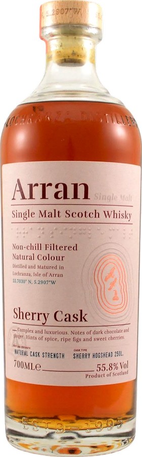 Arran Sherry Cask The Bodega 55.8% 700ml