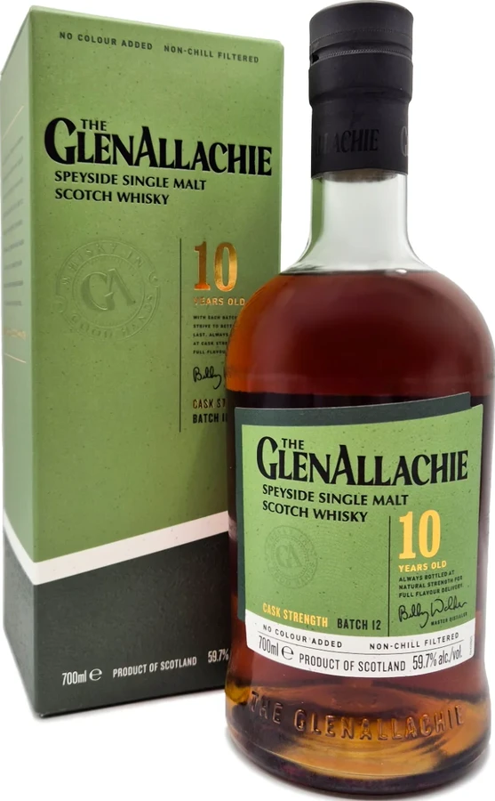 Glenallachie 10yo Cask Strength 59.7% 700ml