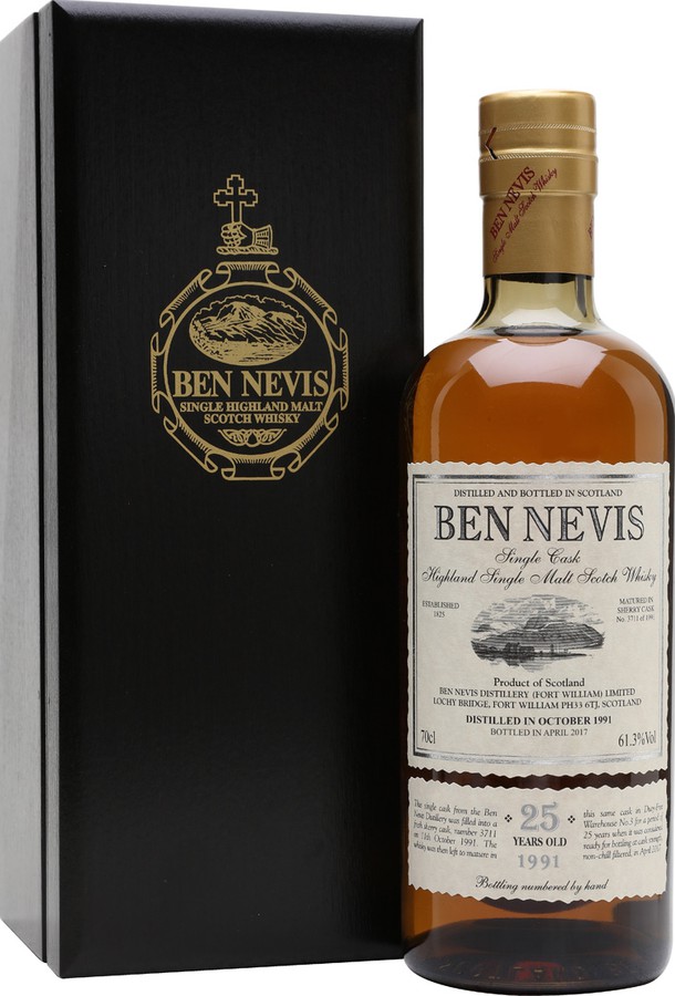 Ben Nevis 1991 Sherry Butt #3766 25yo whisky.de Exclusive 57.1% 700ml