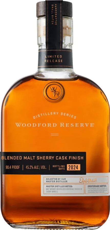 Woodford Reserve Blended Malt Sherry Cask Finish Distillery Series 45.2% 375ml