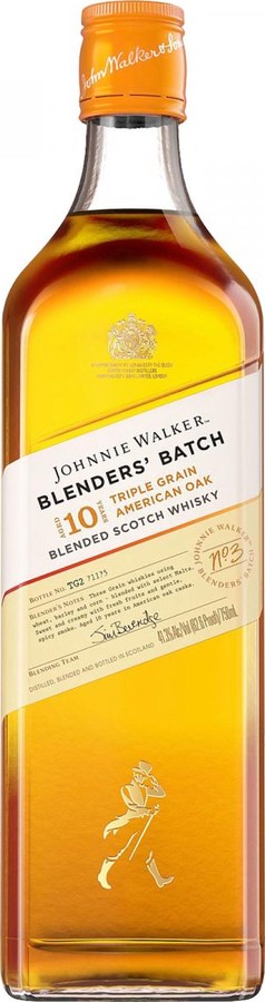 Johnnie Walker Blenders Batch No. 3 Triple Grain American Oak 41.3% 750ml