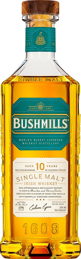 Bushmills 10yo Single Malt Irish Whisky 40% 700ml