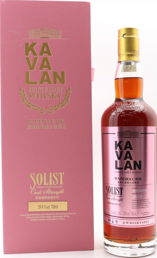 Kavalan Solist Madeira Cask 59.4% 700ml