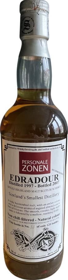 Edradour 1997 SV Personale Zonen 46% 700ml