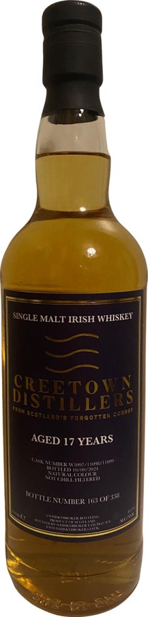 Irish Whisky 17yo WhB Creetown Distillers 41.4% 700ml