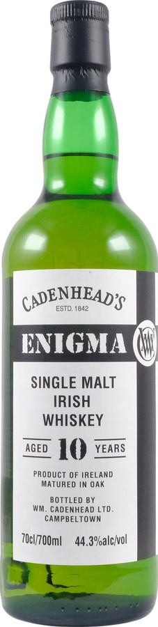 Single Malt Irish Whisky 10yo CA Enigma 44.3% 700ml